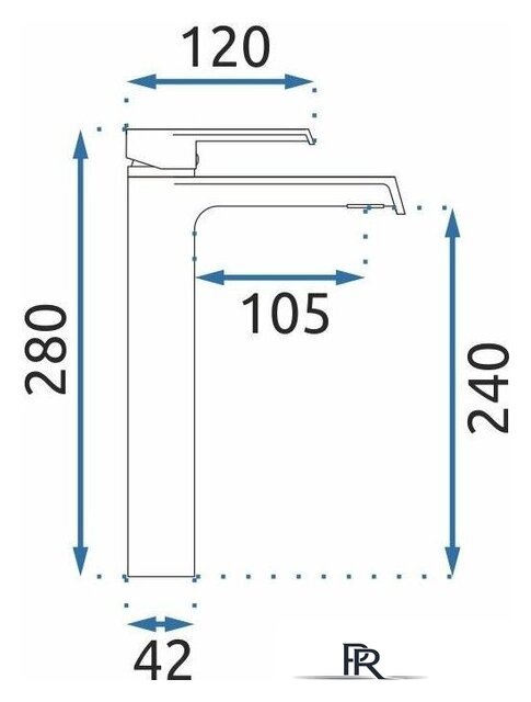 Смеситель Rea Hass Chrome B6207 - Изображение №6 — Интернет-магазин ПроЗаказ