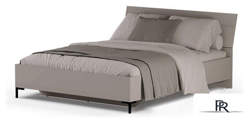 Кровать Black Red White Domenica LOZ160х200 Д (глиняный серый/глиняный серый) - Изображение №1 — Интернет-магазин ПроЗаказ