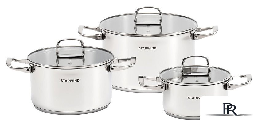 Набор кастрюль StarWind Chef Compact SW-CH3006 - Изображение №1 — Интернет-магазин ПроЗаказ