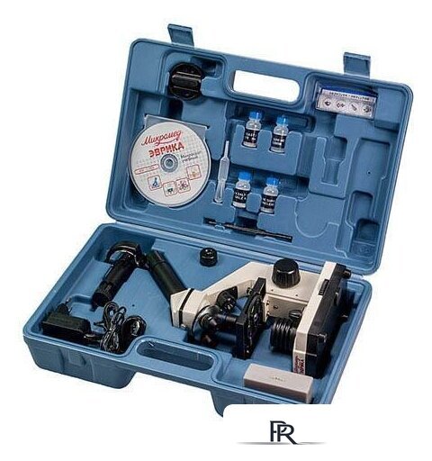 Детский микроскоп Микромед Эврика 40х-1280х с видеоокуляром в кейсе 22670 - Изображение №5 — Интернет-магазин ПроЗаказ