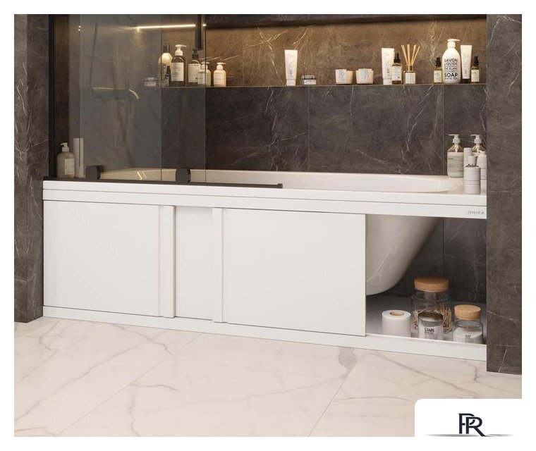 Фронтальный экран под ванну Onika Одио Нова 170 517018 (белый) - Изображение №1 — Интернет-магазин ПроЗаказ