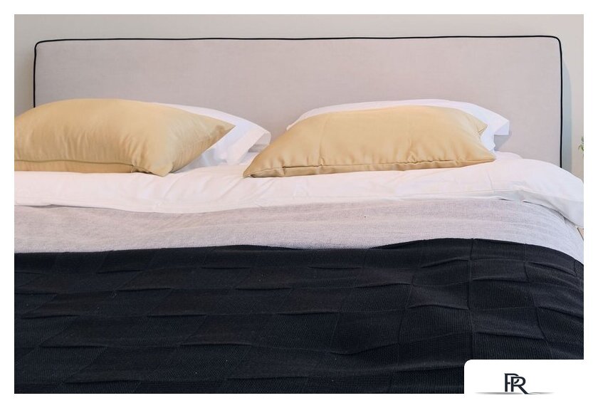 Кровать Ангстрем Милагро спальня с ПМ Малага-811.26 (М) (Simple 29/кашемир серый/оМ02) - Изображение №9 — Интернет-магазин ПроЗаказ