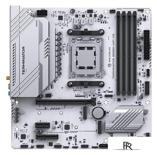 Материнская плата Maxsun Terminator B650M WiFi Ice - Изображение №1 — Интернет-магазин ПроЗаказ