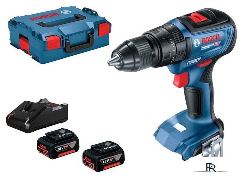 Ударная дрель-шуруповерт Bosch GSB 18V-50 Professional 06019H5100 (с 2-мя АКБ, кейс) - Изображение №1 — Интернет-магазин ПроЗаказ
