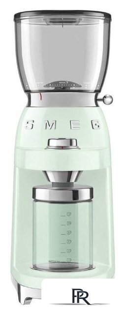 Электрическая кофемолка Smeg CGF01PGEU (пастельный зеленый) - Изображение №1 — Интернет-магазин ПроЗаказ
