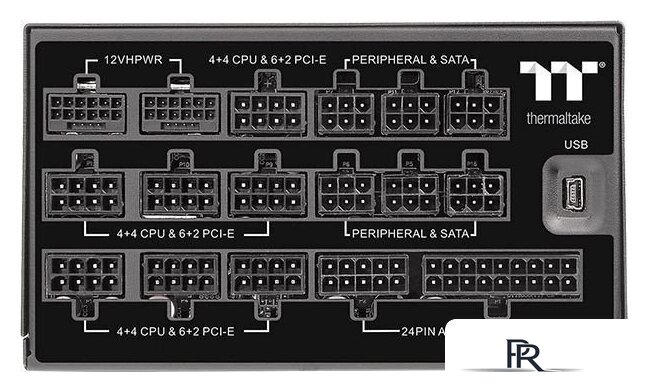 Блок питания Thermaltake Toughpower iRGB Plus 1650W Titanium TT Premium Edition PS-TPI-1650F3FDTE-1 - Изображение №5 — Интернет-магазин ПроЗаказ