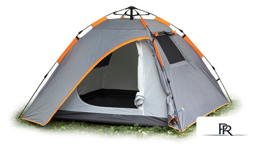 Треккинговая палатка Sundays ZC-TT036-3P v2 (темно-серый/желтый) - Изображение №1 — Интернет-магазин ПроЗаказ