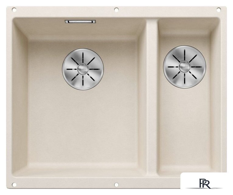 Кухонная мойка Blanco Subline 340/160-U 527162 (левая, мягкий белый) - Изображение №1 — Интернет-магазин ПроЗаказ