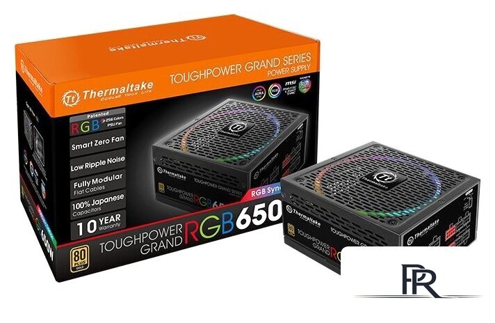Блок питания Thermaltake Toughpower Grand RGB 650W Gold (RGB Sync Edition) - Изображение №12 — Интернет-магазин ПроЗаказ