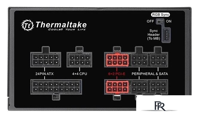 Блок питания Thermaltake Toughpower Grand RGB 650W Gold (RGB Sync Edition) - Изображение №6 — Интернет-магазин ПроЗаказ