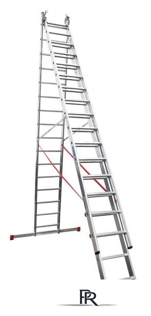 Лестница-стремянка Новая высота NV 523 трёхсекционная индустриальная 3x16 ступеней - Изображение №5 — Интернет-магазин ПроЗаказ
