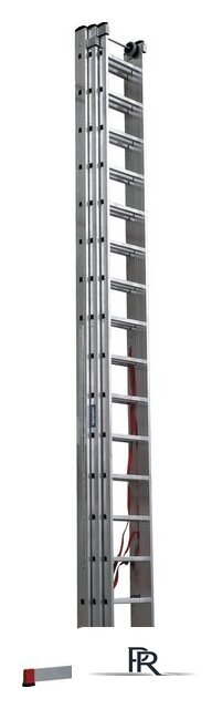 Лестница-стремянка Новая высота NV 523 трёхсекционная индустриальная 3x16 ступеней - Изображение №3 — Интернет-магазин ПроЗаказ