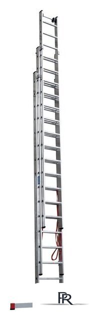 Лестница-стремянка Новая высота NV 523 трёхсекционная индустриальная 3x16 ступеней - Изображение №4 — Интернет-магазин ПроЗаказ