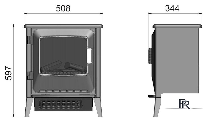 Электрокамин Dimplex Lucia Optiflame Electric Stove LUC20 - Изображение №5 — Интернет-магазин ПроЗаказ