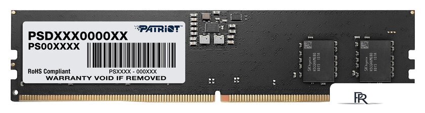 Оперативная память Patriot Signature Line 8ГБ DDR5 5600 МГц PSD58G560041 - Изображение №1 — Интернет-магазин ПроЗаказ