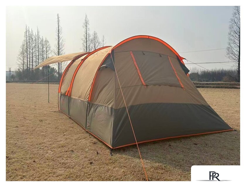 Кемпинговая палатка LanYu 1125 (коричневый/желтовато-коричневый/оранжевый) - Изображение №8 — Интернет-магазин ПроЗаказ