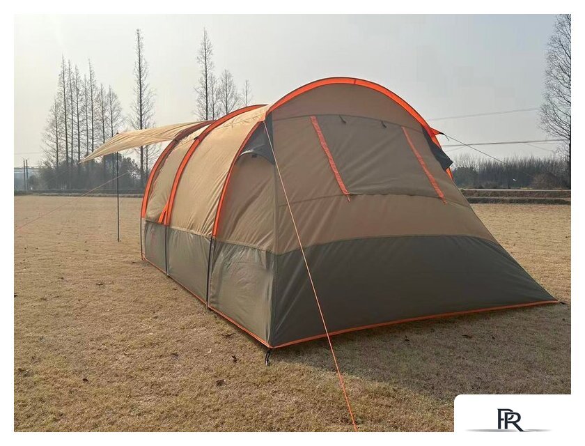 Кемпинговая палатка LanYu 1125 (коричневый/желтовато-коричневый/оранжевый) - Изображение №5 — Интернет-магазин ПроЗаказ