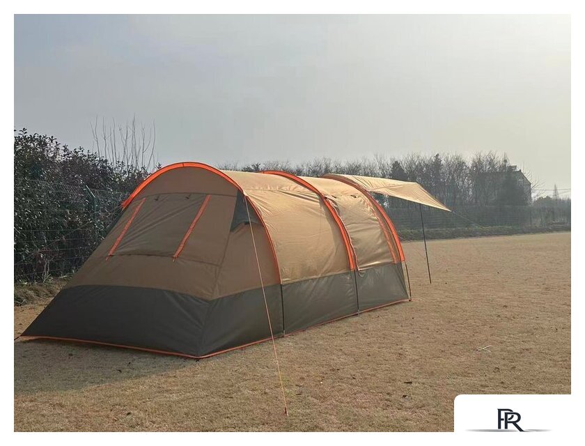 Кемпинговая палатка LanYu 1125 (коричневый/желтовато-коричневый/оранжевый) - Изображение №9 — Интернет-магазин ПроЗаказ