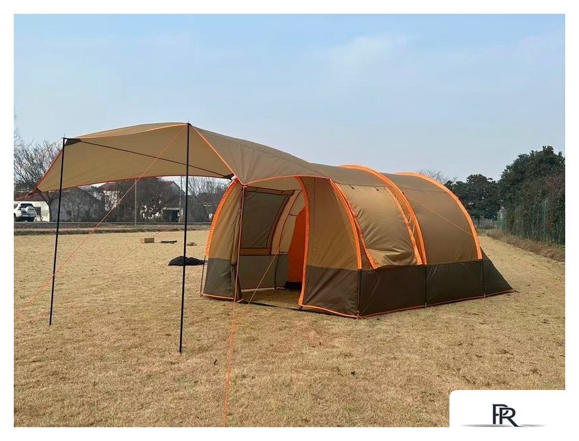 Кемпинговая палатка LanYu 1125 (коричневый/желтовато-коричневый/оранжевый) - Изображение №4 — Интернет-магазин ПроЗаказ