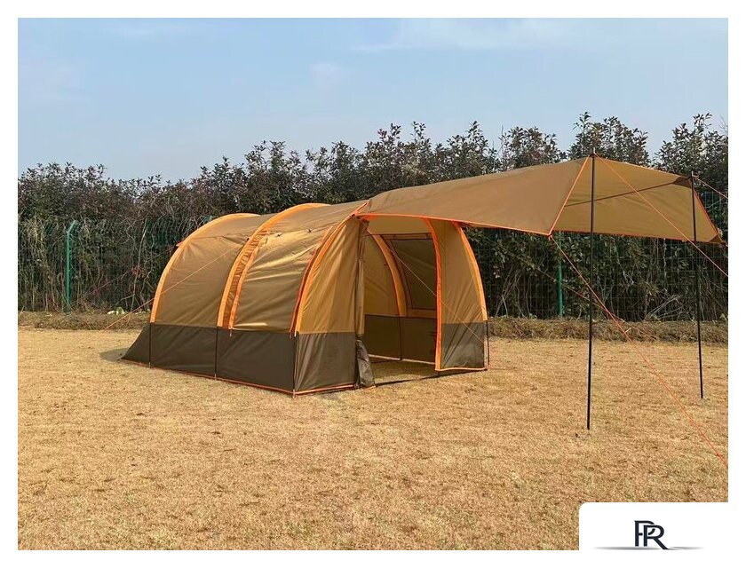 Кемпинговая палатка LanYu 1125 (коричневый/желтовато-коричневый/оранжевый) - Изображение №6 — Интернет-магазин ПроЗаказ