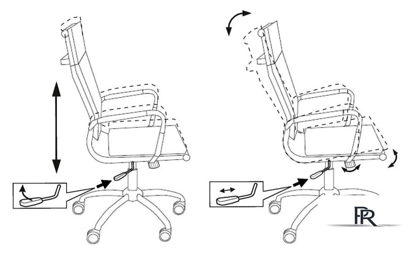 Офисное кресло Бюрократ CH-993/M01 (черный) - Изображение №6 — Интернет-магазин ПроЗаказ