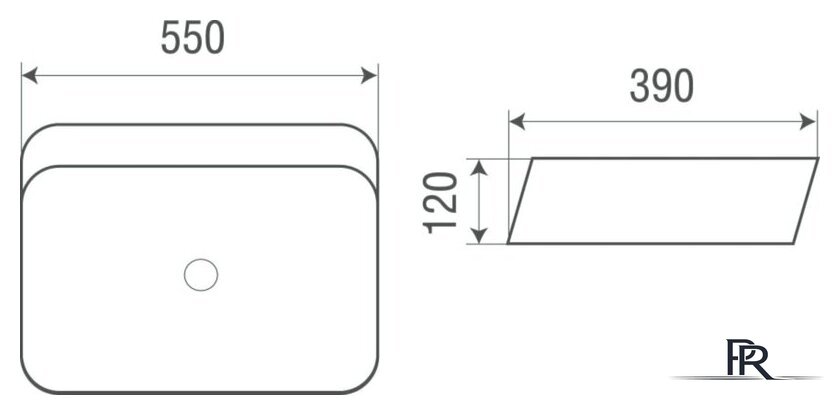 Умывальник WeltWasser Elbach 2243 - Изображение №2 — Интернет-магазин ПроЗаказ
