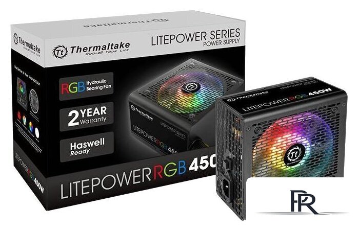 Блок питания Thermaltake Litepower RGB 450W LTP-450AL2NK - Изображение №5 — Интернет-магазин ПроЗаказ