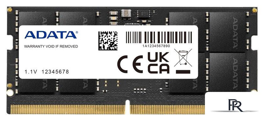 Оперативная память ADATA 32ГБ DDR5 SODIMM 4800 МГц AD5S480032G-S - Изображение №1 — Интернет-магазин ПроЗаказ
