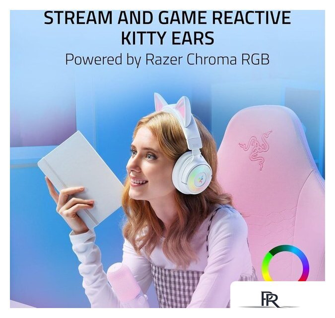 Наушники Razer Kraken Kitty V3 Pro (белый) - Изображение №13 — Интернет-магазин ПроЗаказ