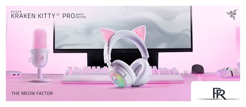 Наушники Razer Kraken Kitty V3 Pro (белый) - Изображение №14 — Интернет-магазин ПроЗаказ