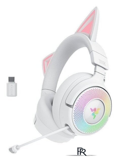 Наушники Razer Kraken Kitty V3 Pro (белый) - Изображение №2 — Интернет-магазин ПроЗаказ