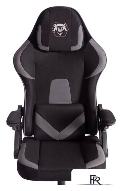 Игровое (геймерское) кресло TetChair iBear (ткань черный/серый) - Изображение №8 — Интернет-магазин ПроЗаказ