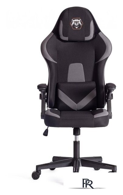 Игровое (геймерское) кресло TetChair iBear (ткань черный/серый) - Изображение №2 — Интернет-магазин ПроЗаказ
