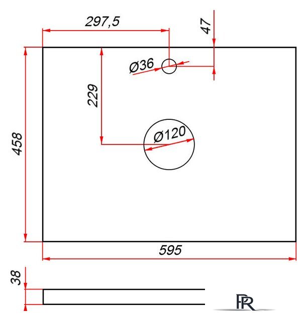  ЗОВ Тумба под умывальник Дион 60 D60LWP0M9003MKV5-HPL38T (туя/белый матовый) - Изображение №5 — Интернет-магазин ПроЗаказ