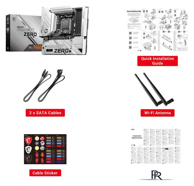 Материнская плата MSI B650M Project Zero - Изображение №2 — Интернет-магазин ПроЗаказ