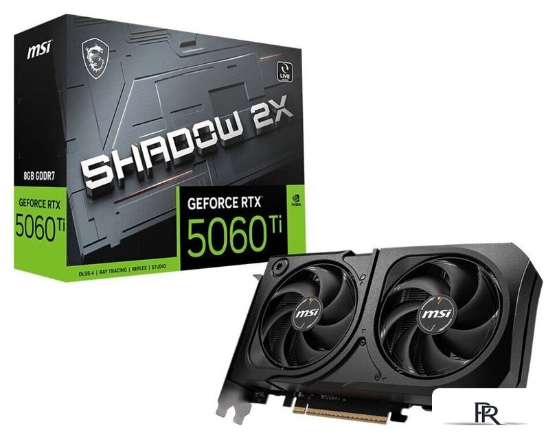 Видеокарта MSI GeForce RTX 5060 Ti 8G Shadow 2X OC Plus - Изображение №5 — Интернет-магазин ПроЗаказ