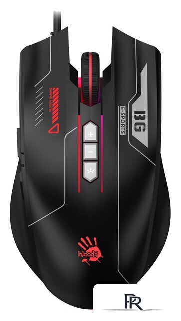 Игровая мышь A4Tech Bloody ES7 (черный/серебристый) - Изображение №1 — Интернет-магазин ПроЗаказ