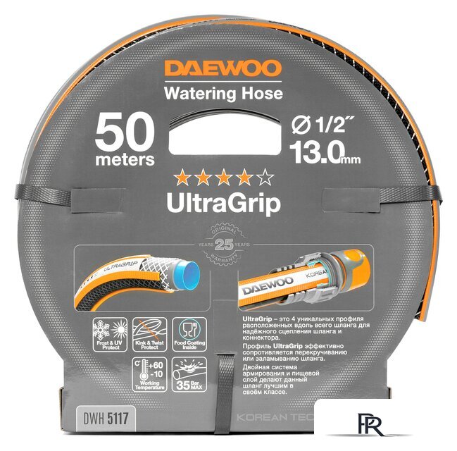 Шланг Daewoo Power UltraGrip DWH 5117 (1/2'', 50 м) - Изображение №1 — Интернет-магазин ПроЗаказ