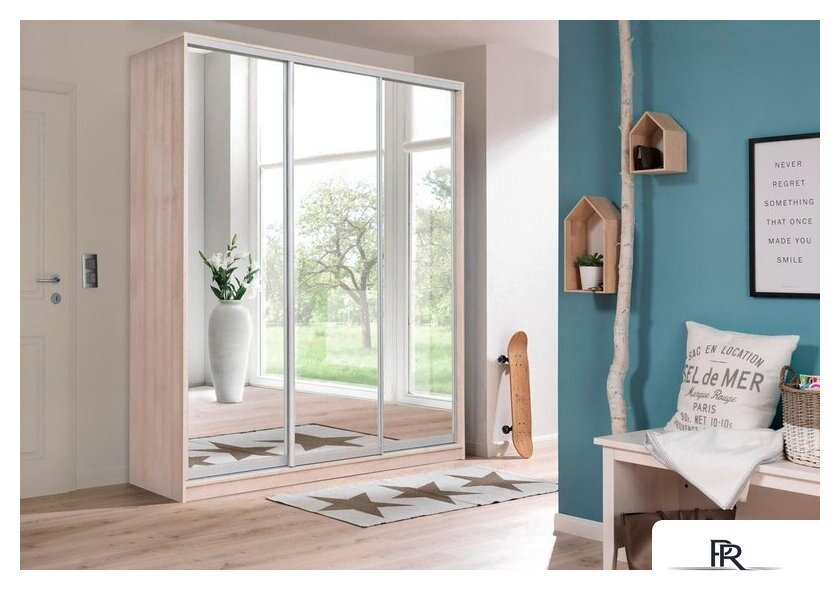 Шкаф-купе Рэйгрупп 120450 TTX Elgon РГ-06.04 (дуб торонто/хром) - Изображение №3 — Интернет-магазин ПроЗаказ