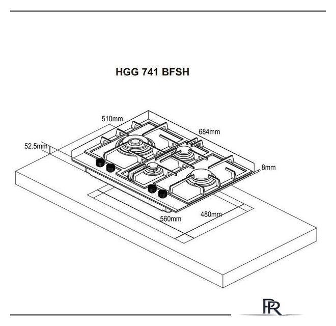 Варочная панель Weissgauff HGG 741 BFSH - Изображение №4 — Интернет-магазин ПроЗаказ