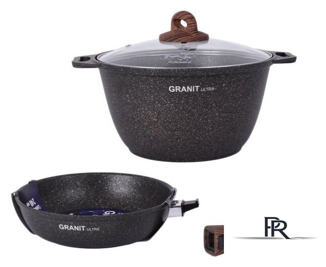 Набор кастрюль Kukmara Granit Ultra №18 нкп18го - Изображение №1 — Интернет-магазин ПроЗаказ