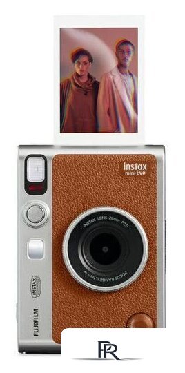Фотоаппарат Fujifilm Instax Mini Evo (серебристый/коричневый) - Изображение №4 — Интернет-магазин ПроЗаказ