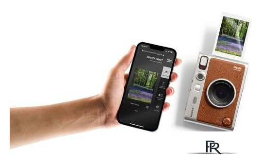 Фотоаппарат Fujifilm Instax Mini Evo (серебристый/коричневый) - Изображение №10 — Интернет-магазин ПроЗаказ
