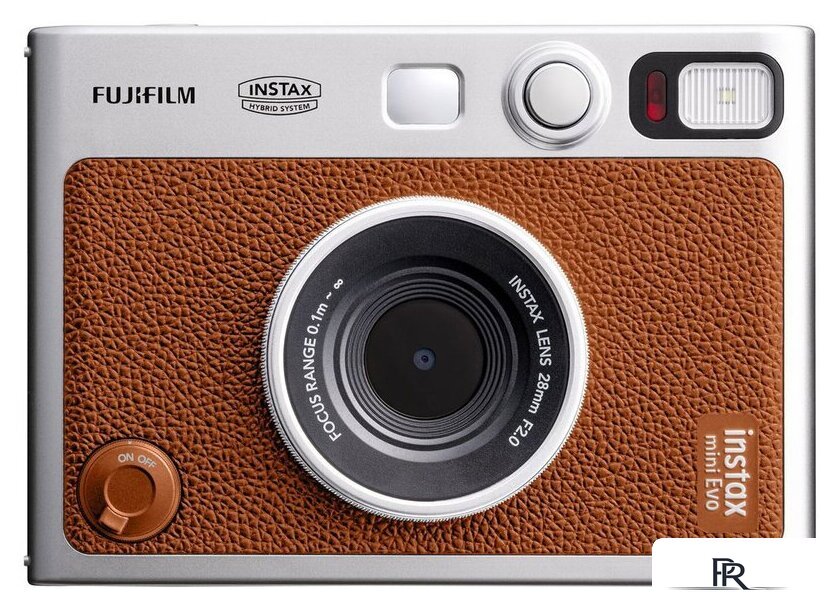 Фотоаппарат Fujifilm Instax Mini Evo (серебристый/коричневый) - Изображение №1 — Интернет-магазин ПроЗаказ