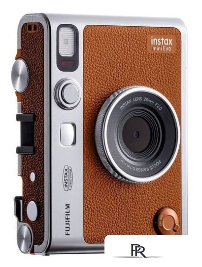 Фотоаппарат Fujifilm Instax Mini Evo (серебристый/коричневый) - Изображение №9 — Интернет-магазин ПроЗаказ