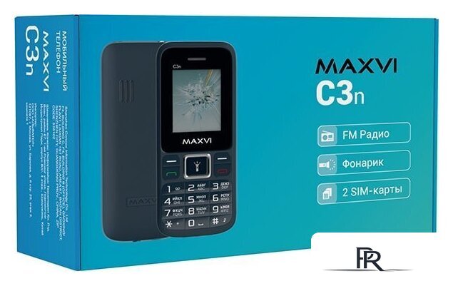 Кнопочный телефон Maxvi C3n (черный) - Изображение №13 — Интернет-магазин ПроЗаказ