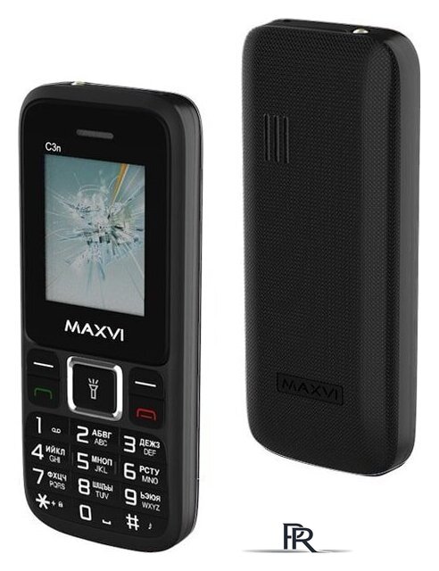 Кнопочный телефон Maxvi C3n (черный) - Изображение №5 — Интернет-магазин ПроЗаказ