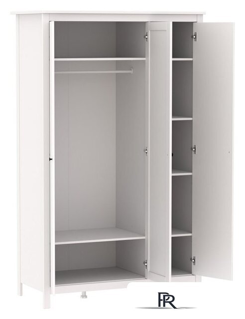 Шкаф распашной Mio Tesoro Сага 3 двери 2.08.01.040.1 (белый) - Изображение №3 — Интернет-магазин ПроЗаказ