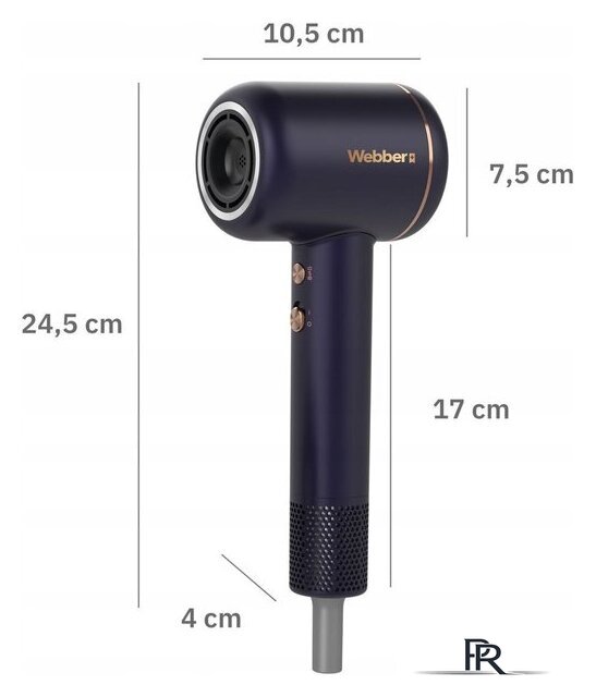 Фен Webber+ Venta HD1698 (05HD-1698) - Изображение №3 — Интернет-магазин ПроЗаказ