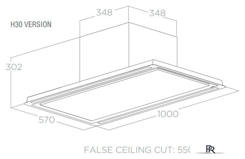 Кухонная вытяжка Elica Hilight-X H30 IX/A/100 PRF0163520 - Изображение №4 — Интернет-магазин ПроЗаказ